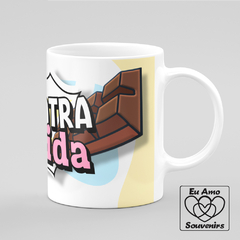 Caneca Chocolatra Assumida Barra - Eu Amo Souvenirs