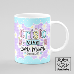 Caneca Cristo Vive em Mim