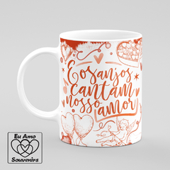 Caneca E Os Anjos Cantam Nosso Amor Eu Te Amo Vermelho