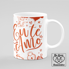 Caneca E Os Anjos Cantam Nosso Amor Eu Te Amo Vermelho na internet