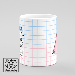 Caneca E Se A Vida Se Tornar Uma Barra Que Seja De Chocolate Listrado - comprar online