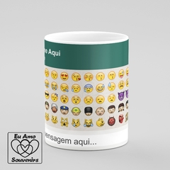 Caneca Emojis WhatsApp com Foto e Nome na internet