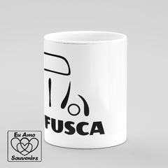 Caneca Eu Amo Fusca Herbie