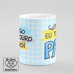 Caneca Eu Te Amo Pai Amigo Parceiro Herói Pai