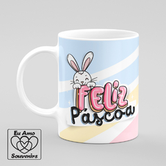 Caneca Feliz Páscoa Coelho