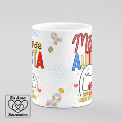 Caneca Flork Mãe de Autista