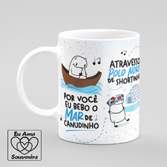 Caneca Flork Música Canudinho