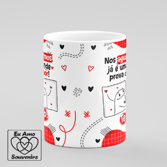 Caneca Flork Nos Aguentarmos É Prova de Amor