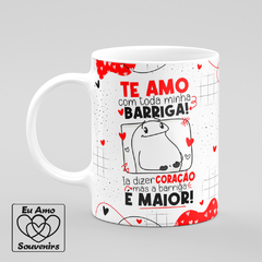 Caneca Flork Te Amo com Toda a Minha Barriga