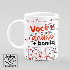 Caneca Flork Você Foi o Meu Acaso Mais Bonito