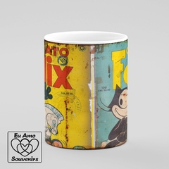 Caneca Personalizada Gato Félix Retrô