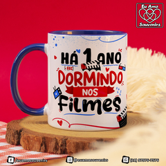 Caneca Há 1 Ano Dormindo Nos Filmes