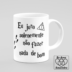 Caneca Harry Potter Eu Juro Solenemente