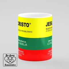 Caneca Jesus Cristo é o Remédio na internet