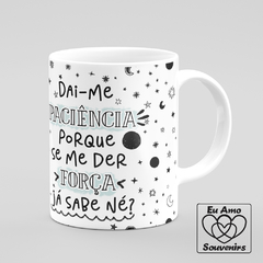 Caneca Lhamastê Dai-me Paciência