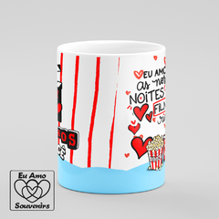 Caneca Loveflix Juntinhos Eu e Você