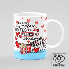 Caneca Loveflix Juntinhos Eu e Você