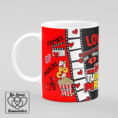 Caneca Loveflix Netflix Juntinhos Eu e Você