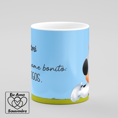 Caneca Mensagem Amigos Snoopy