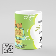 Caneca Mensagem Amigos Snoopy Doo