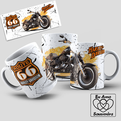 Caneca Moto Harley-Davidson Route 66