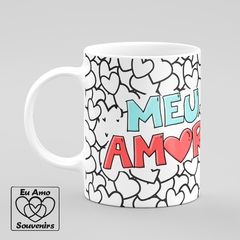 Caneca Namorados Fica Combinado Assim Eu e Você Até o Fim