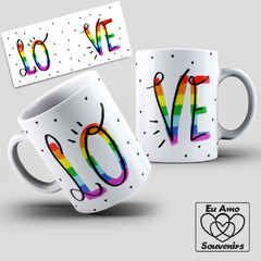 Caneca Namorados Love LGBT