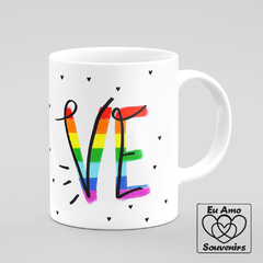 Caneca Namorados Love LGBT - Eu Amo Souvenirs