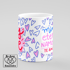 Caneca My Love Minha Eterna Namorada Te Amo Muito