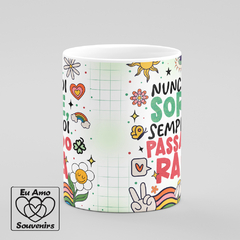 Caneca Nunca Foi Sorte Sempre Foi Passando Raiva na internet