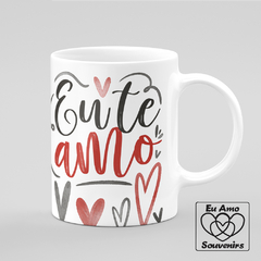 Caneca Por Onde For Quero Ser Seu Par Casal - Eu Amo Souvenirs