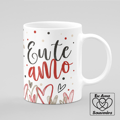 Caneca Por Onde For Quero Ser Seu Par Eu Te Amo - loja online