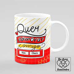 Caneca Quer Namorar Comigo?