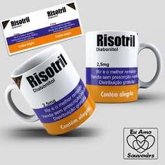 Caneca Risotril Estampa Caixa de Remédio