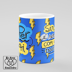 Caneca Ser Pai É Ser Herói com Capa Invisível