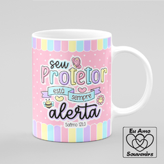 Caneca Seu Protetor Está Sempre Alerta