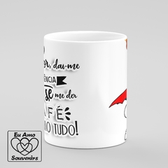 Caneca Snoopy Café Senhor Dai-me Paciência