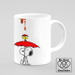 Caneca Snoopy Café Senhor Dai-me Paciência