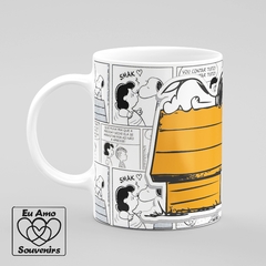 Caneca Snoopy Estampa Quadrinhos - comprar online