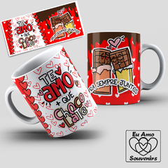 Caneca Te Amo Mais Que Chocolate