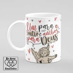 Caneca Um Para O Outro E Ambos Para Deus Cupido - comprar online