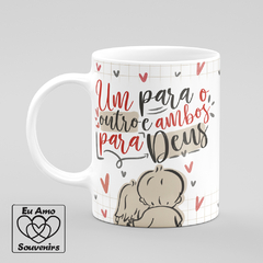 Caneca Um Para O Outro E Ambos Para Deus Namorados - comprar online