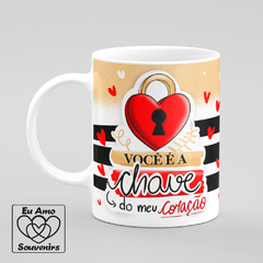 Caneca Você É a Chave do Meu Coração