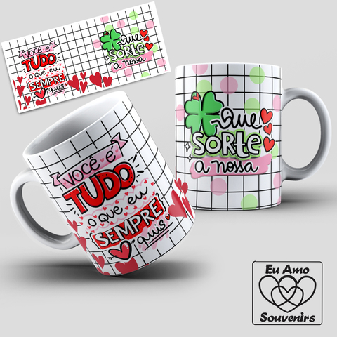 Caneca Declaração De Amor: Tradução Do Que Eu Sinto Por Você - Minha Caneca