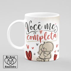 Caneca Você Me Completa Casal na internet