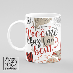 Caneca Você Me Faz Tão Bem Eu Te Amo Cupido na internet