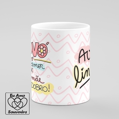 Caneca Vovó É Amor de Mamãe em Dobro