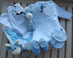 Ajuar Baby Blue + Baby Box en internet