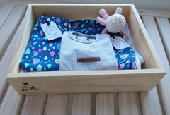 Ajuar Baby Gotitas + Baby Box - comprar online