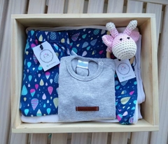 Ajuar Baby Gotitas + Baby Box